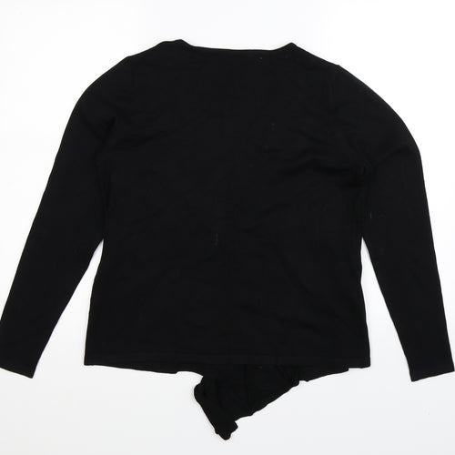 Soaked in Luxury Womens Black  Knit Cardigan Jumper Size L