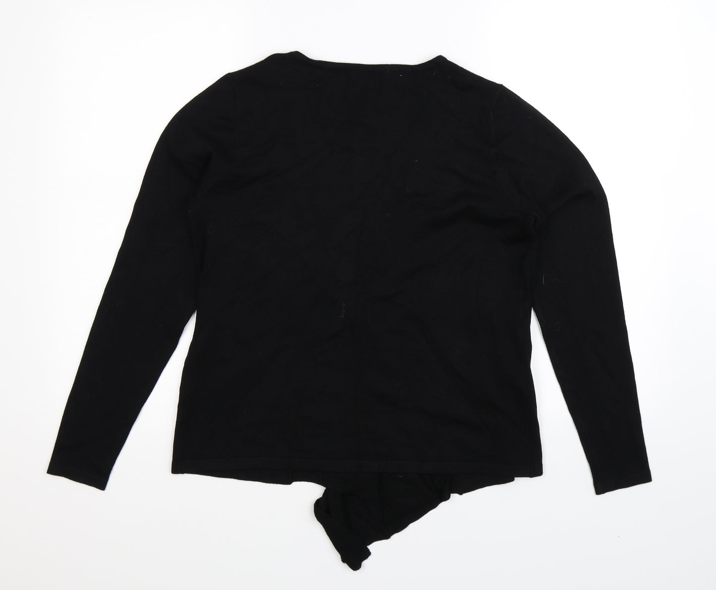 Soaked in Luxury Womens Black  Knit Cardigan Jumper Size L