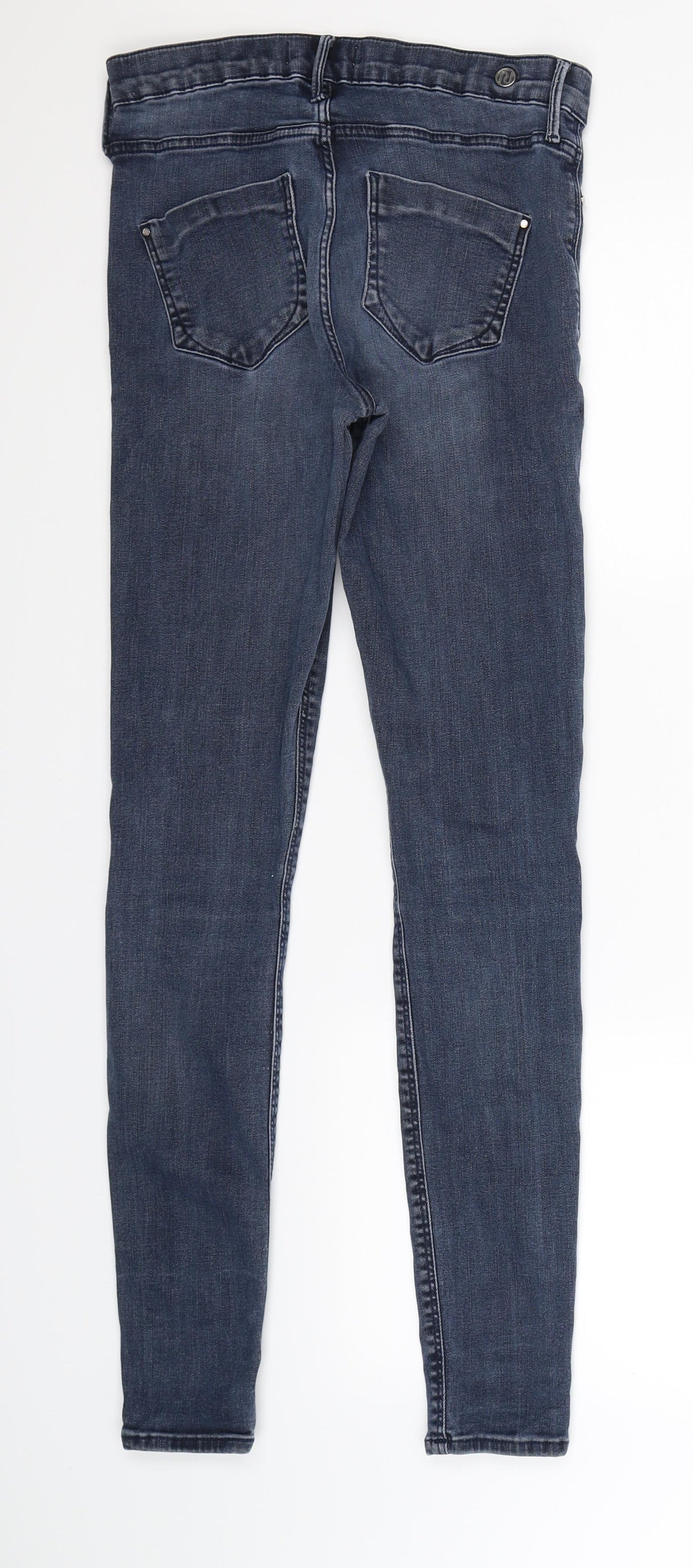 River Island Womens Blue  Denim Skinny Jeans Size 10 L30 in