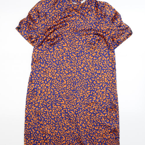 Very Womens Multicoloured Animal Print  Shirt Dress  Size 10