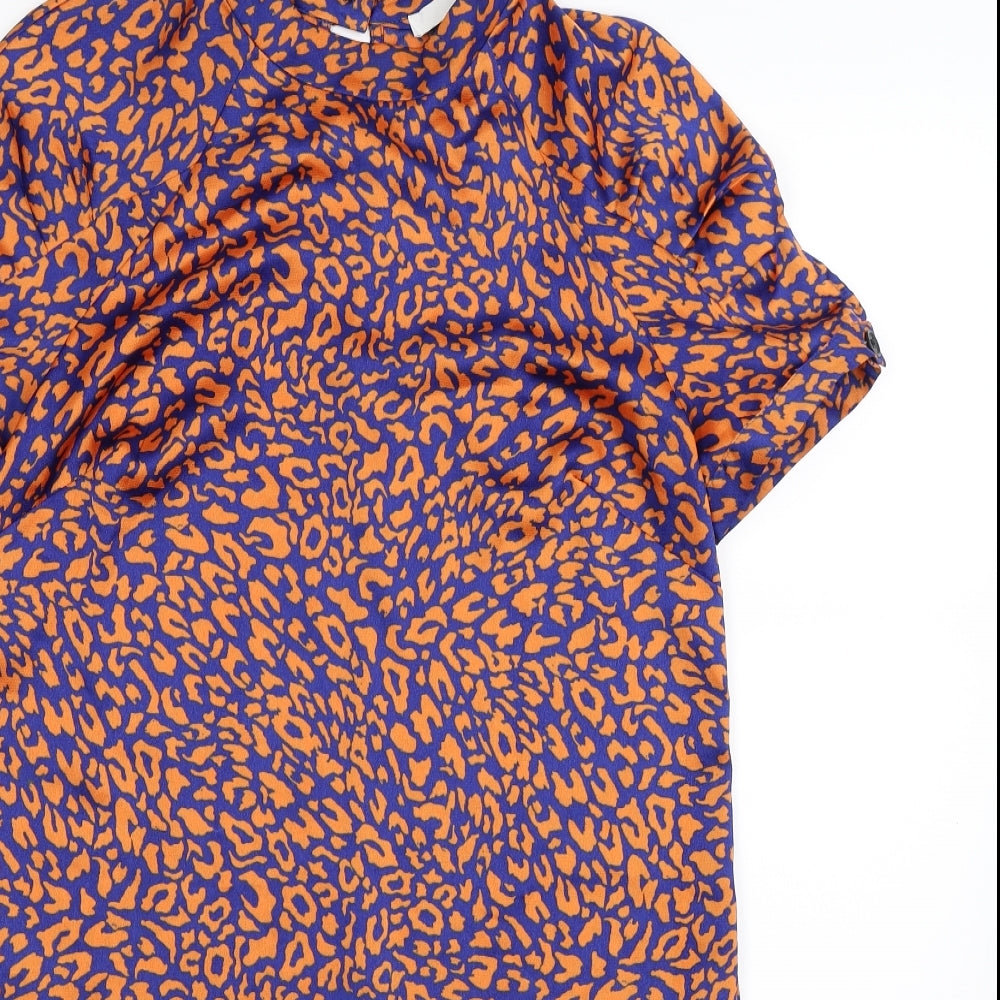 Very Womens Multicoloured Animal Print  Shirt Dress  Size 10