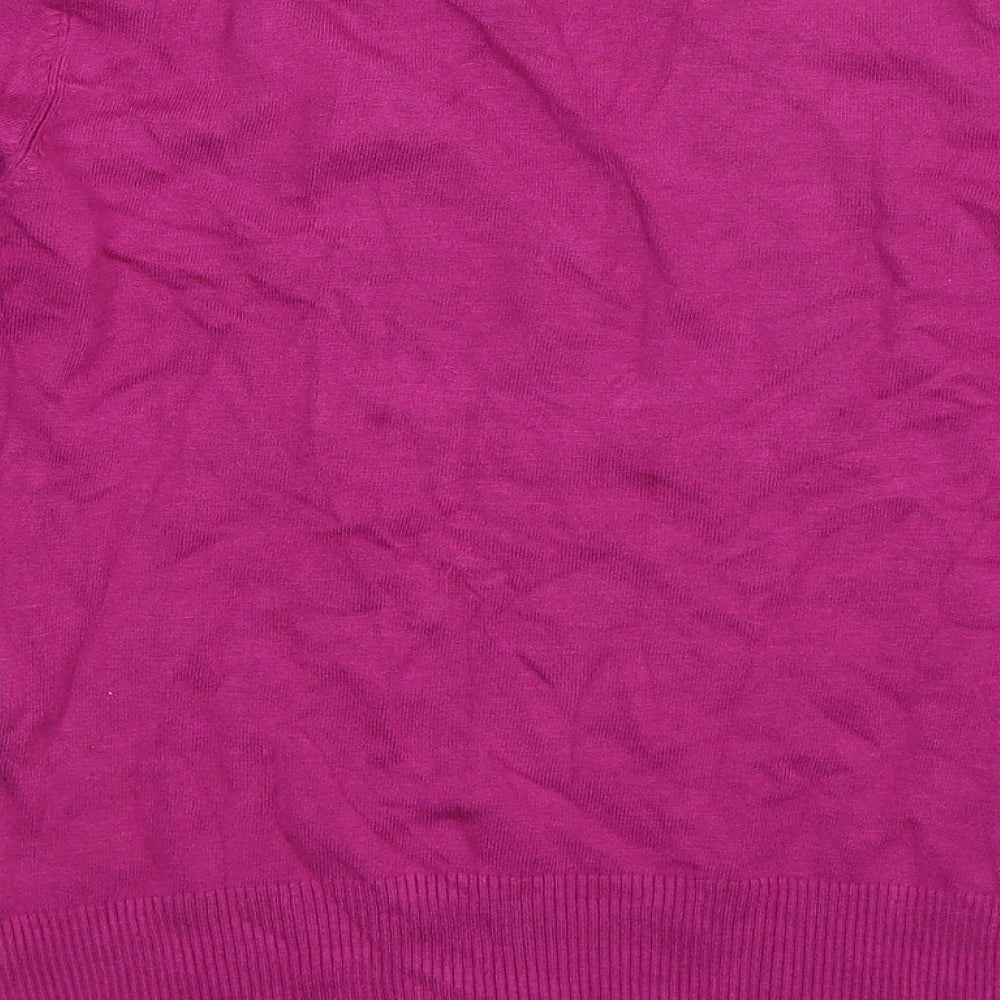 Debenhams Womens Purple  Knit Pullover Jumper Size 10