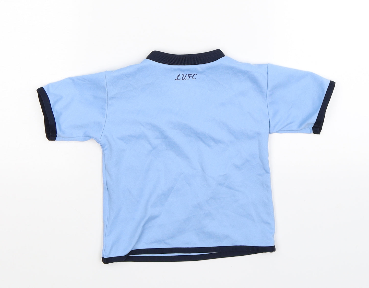 Diadora Boys Blue   Basic T-Shirt Size 9-12 Months  - Leeds United