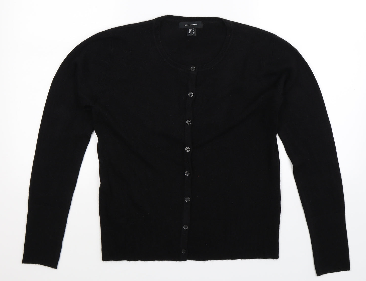 Atmosphere Womens Black  Knit Cardigan Jumper Size 10