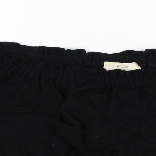 Pins & Needles Womens Black   Cropped Blouse Size XS