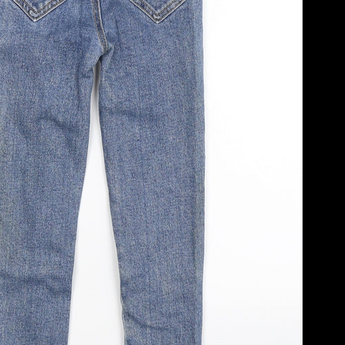 Denim Co Girls Blue Striped Denim Skinny Jeans Size 7-8 Years