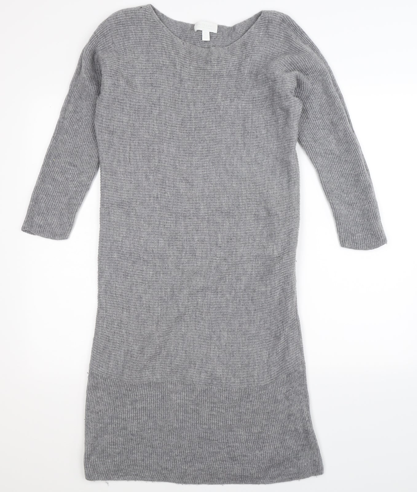 White Label Womens Grey  Knit Jumper Dress  Size 10