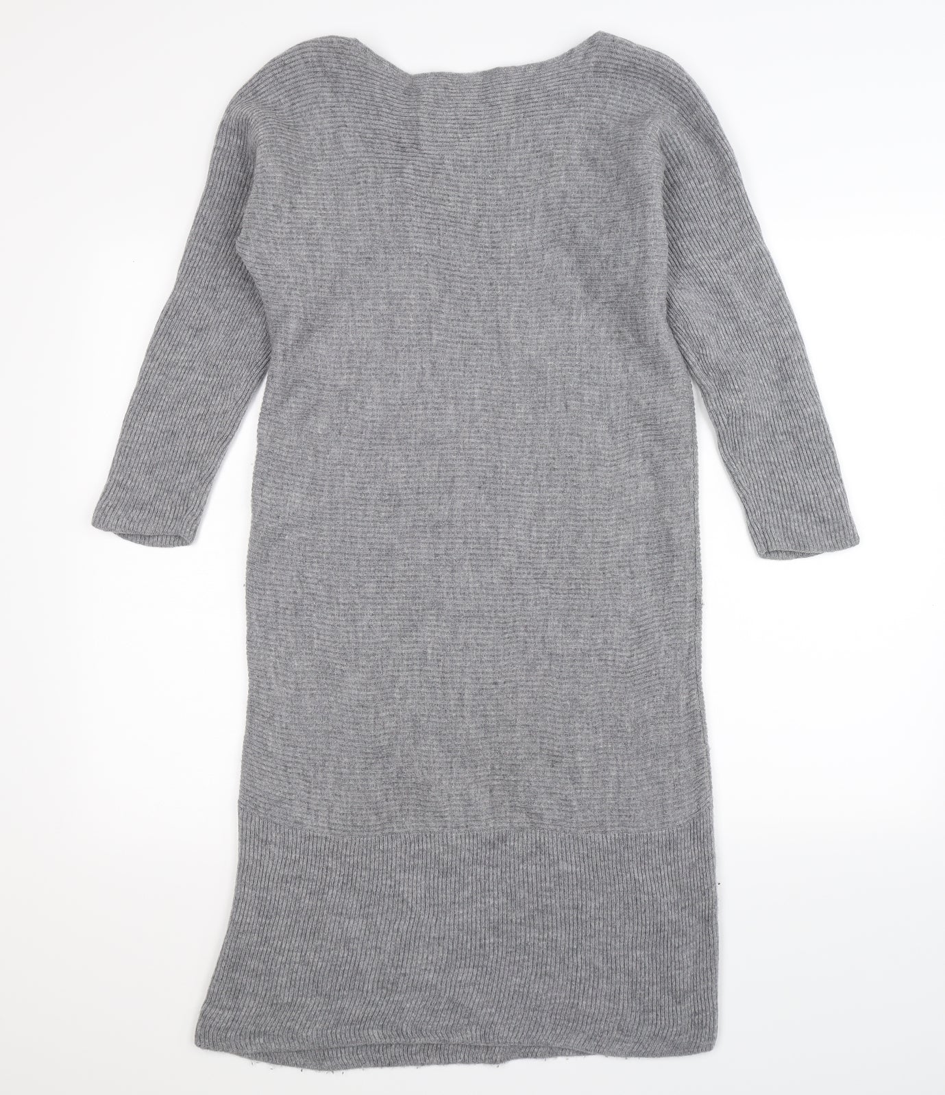 White Label Womens Grey  Knit Jumper Dress  Size 10