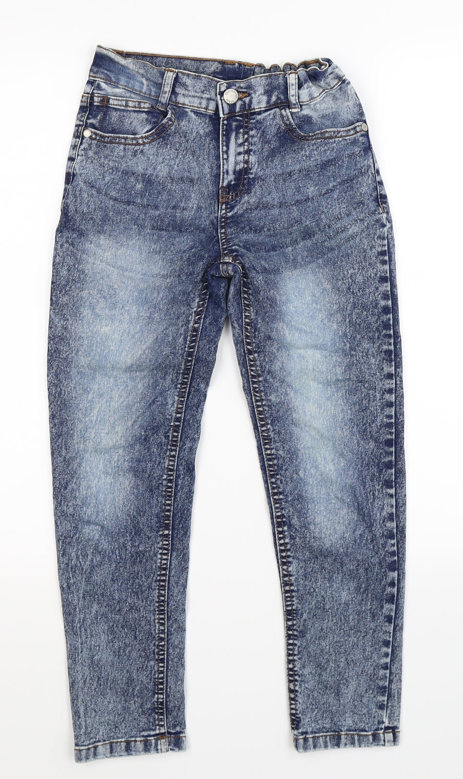 Destination Boys Blue  Denim Straight Jeans Size 9-10 Years