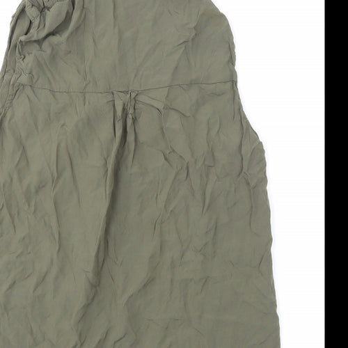 Peacocks Womens Green   Basic Button-Up Size 10