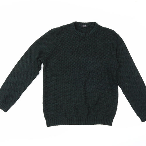 F&F Mens Green   Pullover Jumper