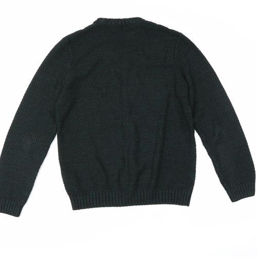 F&F Mens Green   Pullover Jumper
