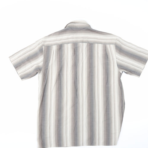 Wolsey Mens Multicoloured Striped   Button-Up Size L