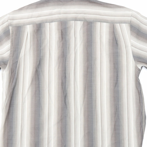 Wolsey Mens Multicoloured Striped   Button-Up Size L
