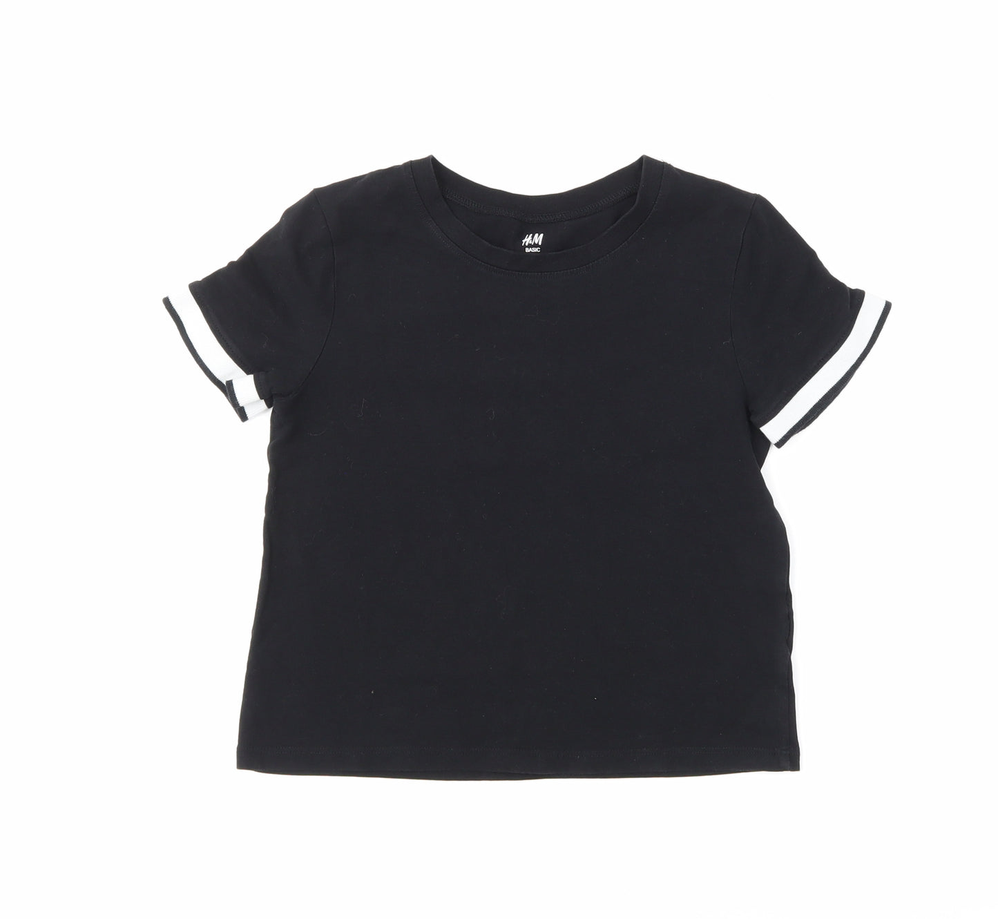 H&M Boys Black   Basic T-Shirt Size 11-12 Years
