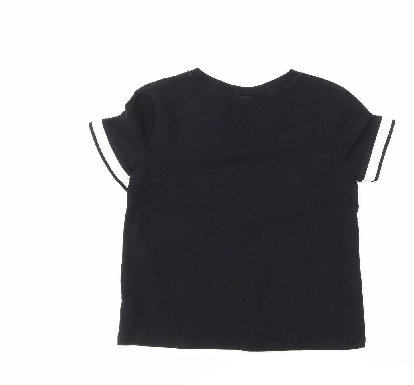H&M Boys Black   Basic T-Shirt Size 11-12 Years