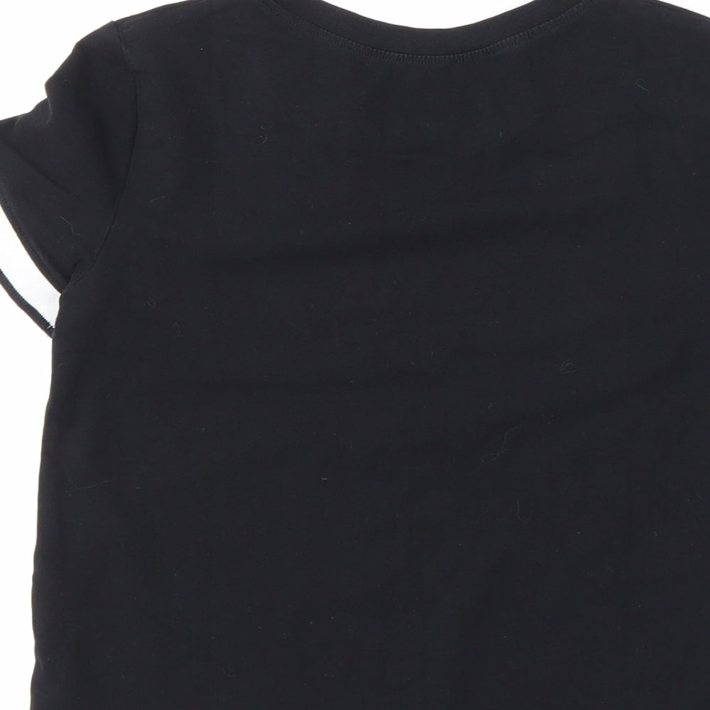 H&M Boys Black   Basic T-Shirt Size 11-12 Years