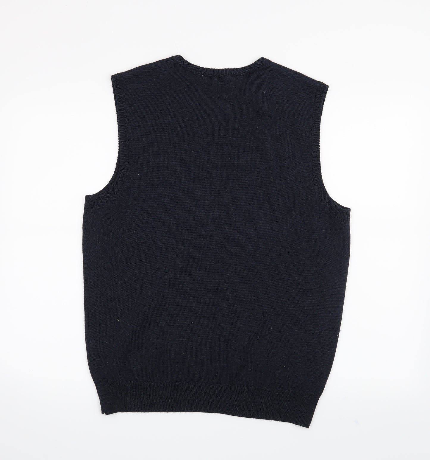 Bar Harbour Mens Blue   Vest Jumper Size M