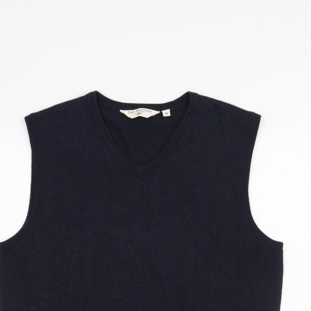 Bar Harbour Mens Blue   Vest Jumper Size M