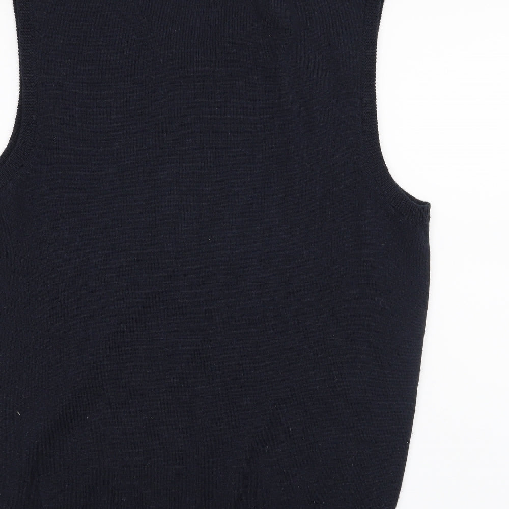 Bar Harbour Mens Blue   Vest Jumper Size M