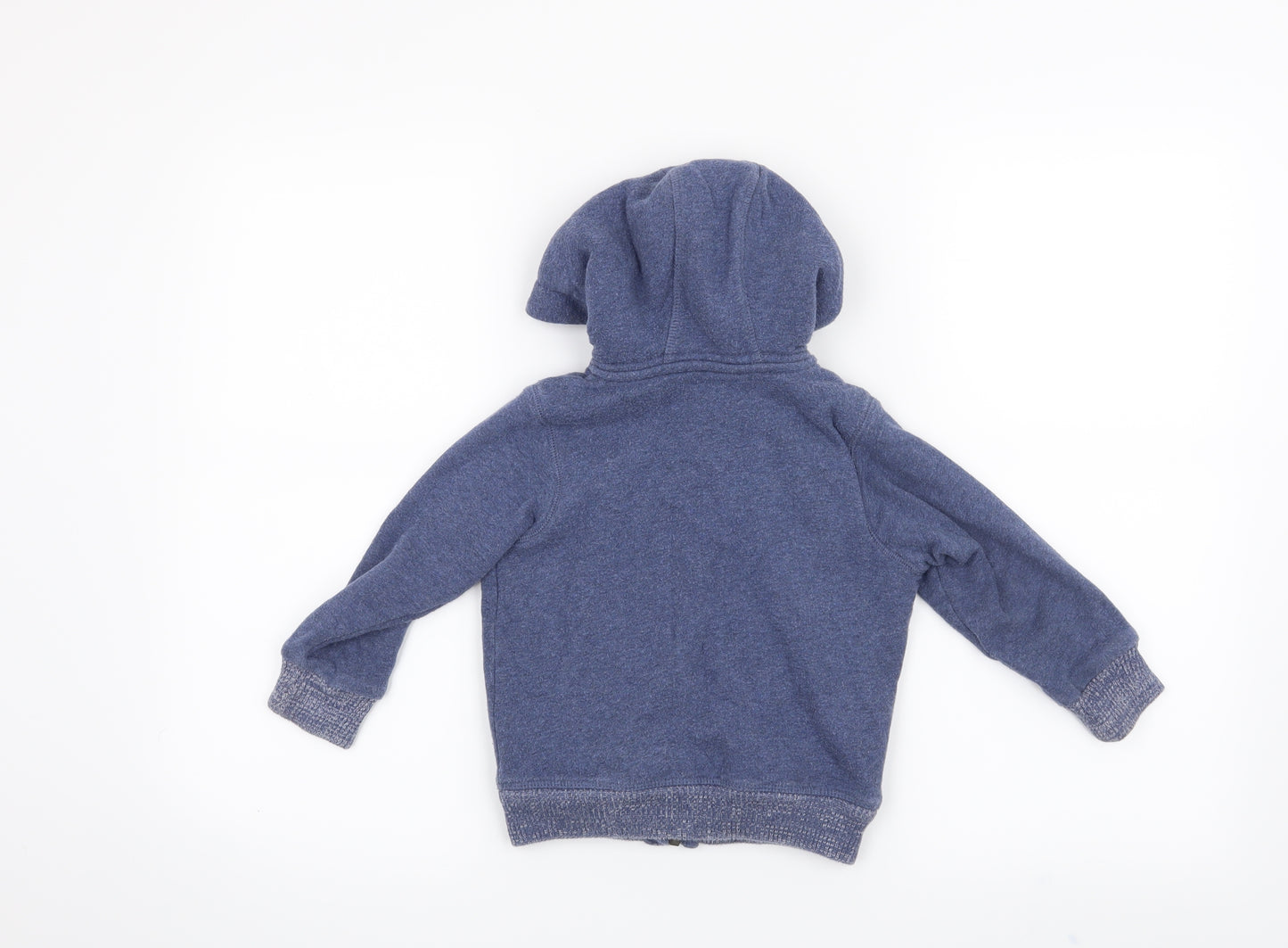 M&S Boys Blue   Full Zip Hoodie Size 2-3 Years