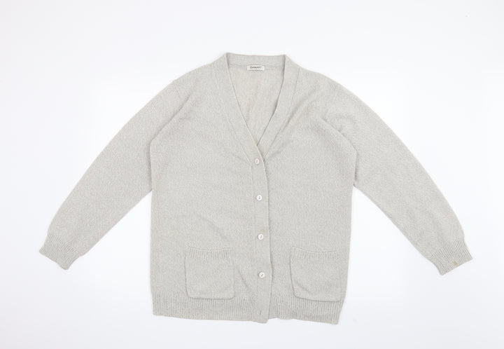 Damart Womens Grey   Cardigan Jumper Size 14