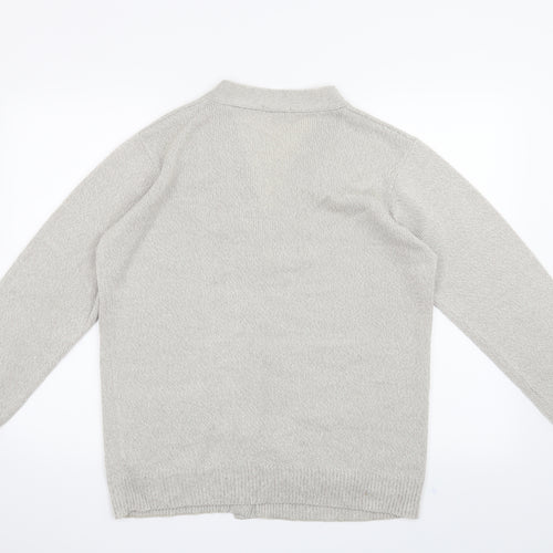 Damart Womens Grey   Cardigan Jumper Size 14
