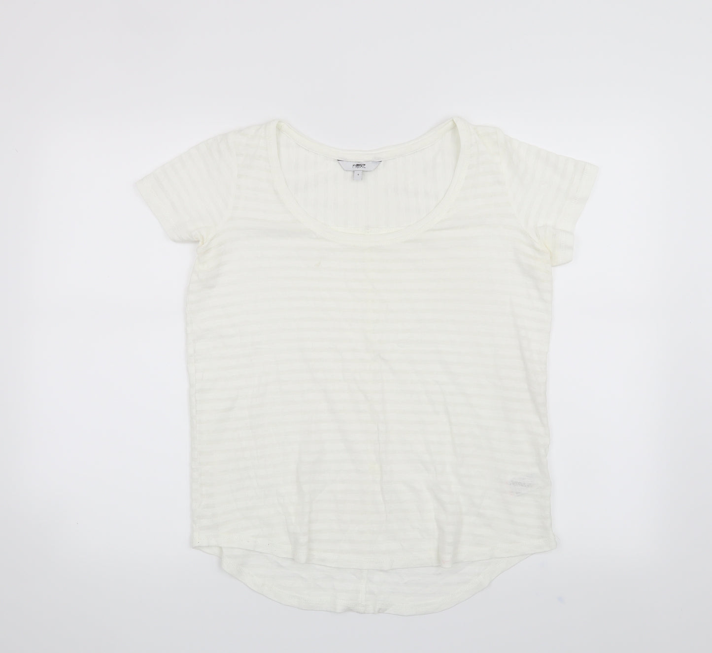NEXT Womens White   Basic T-Shirt Size 8