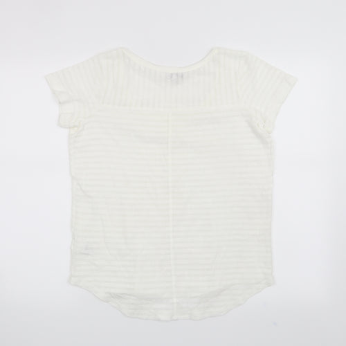 NEXT Womens White   Basic T-Shirt Size 8