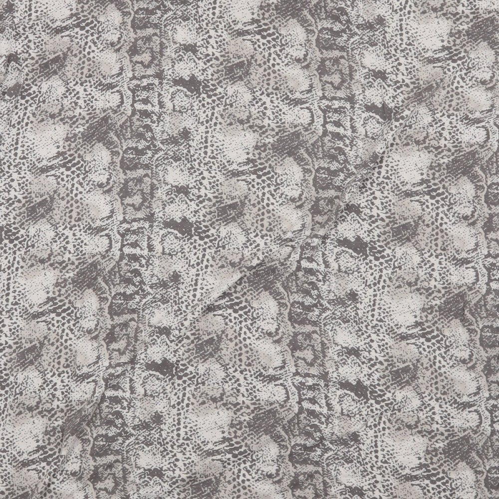 NEXT Womens Beige Animal Print  Basic T-Shirt Size 18