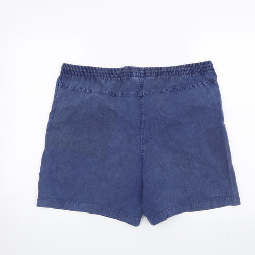 Cascade Mens Blue   Chino Shorts Size S