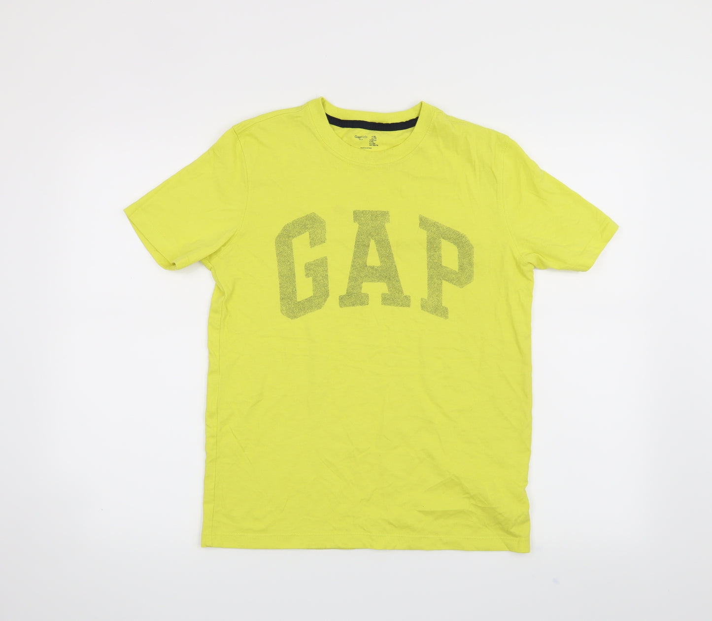 Gap Boys Yellow   Basic T-Shirt Size 12 Years