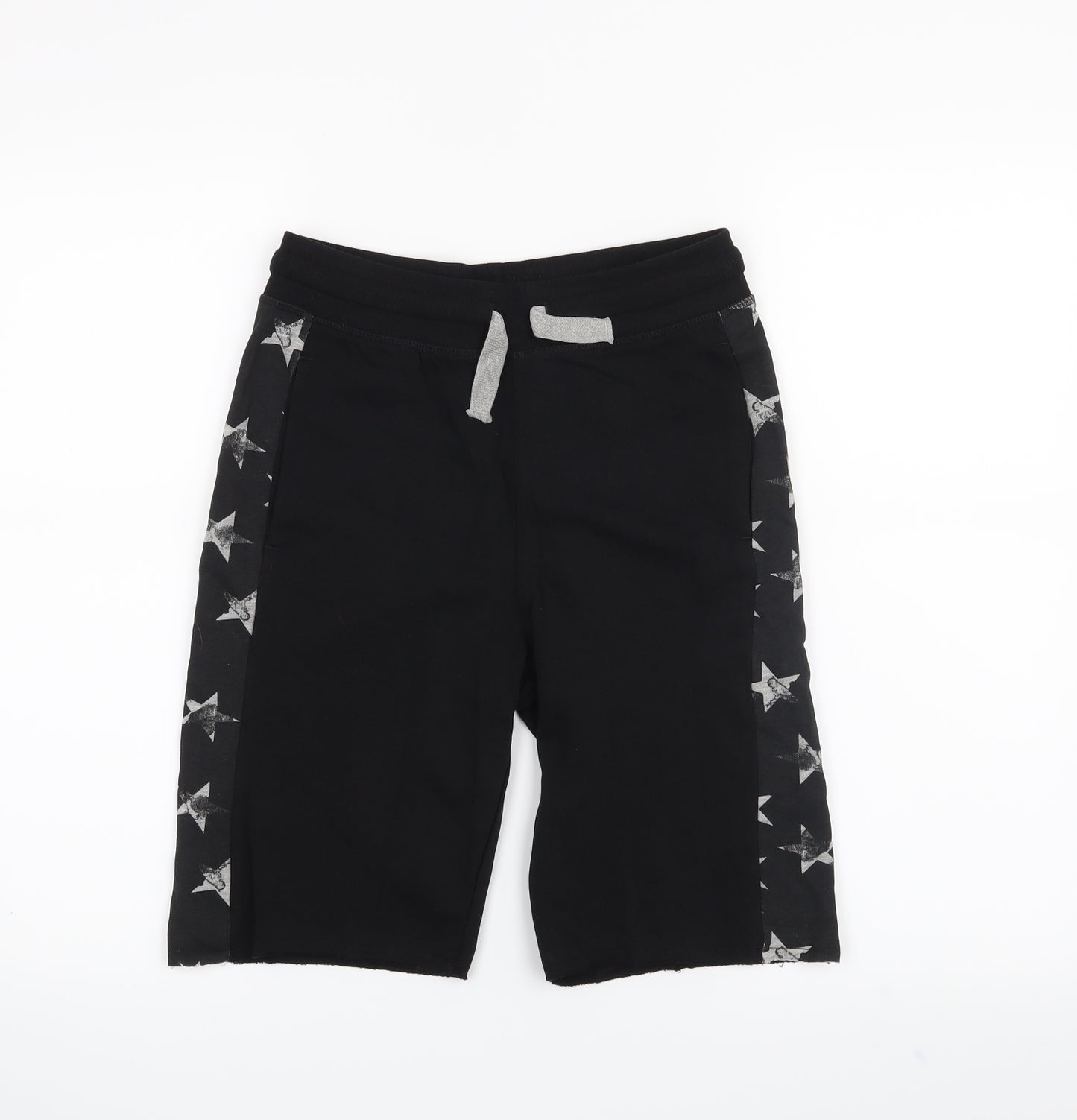 H&M Boys Black   Sweat Shorts Size 11 Years