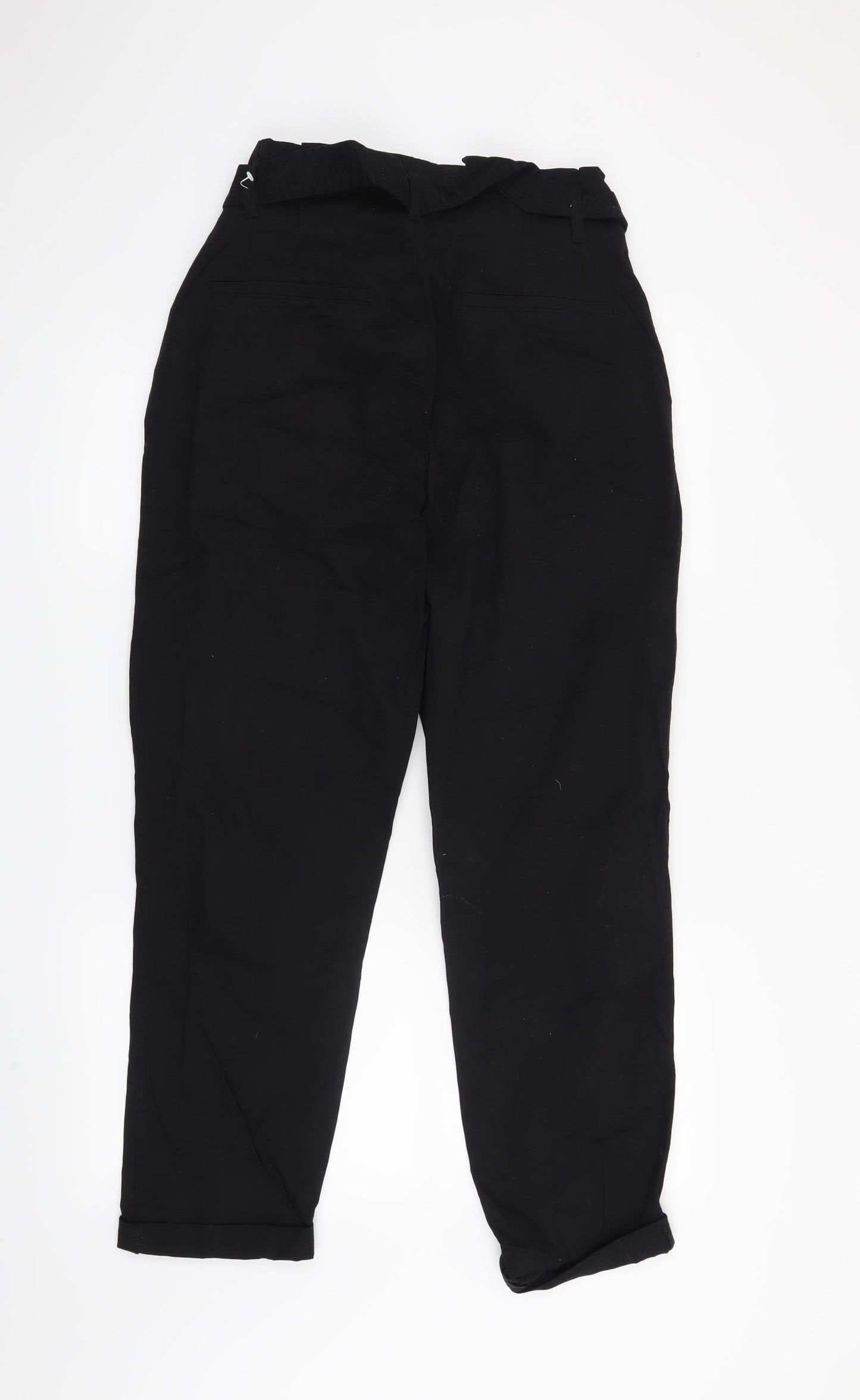 H&M Womens Black   Trousers  Size 12 L25 in