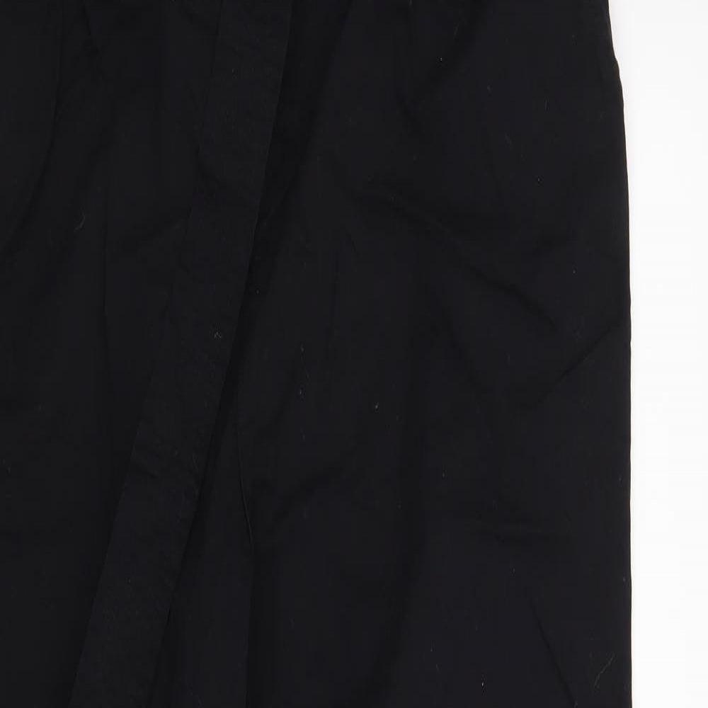 H&M Womens Black   Trousers  Size 12 L25 in