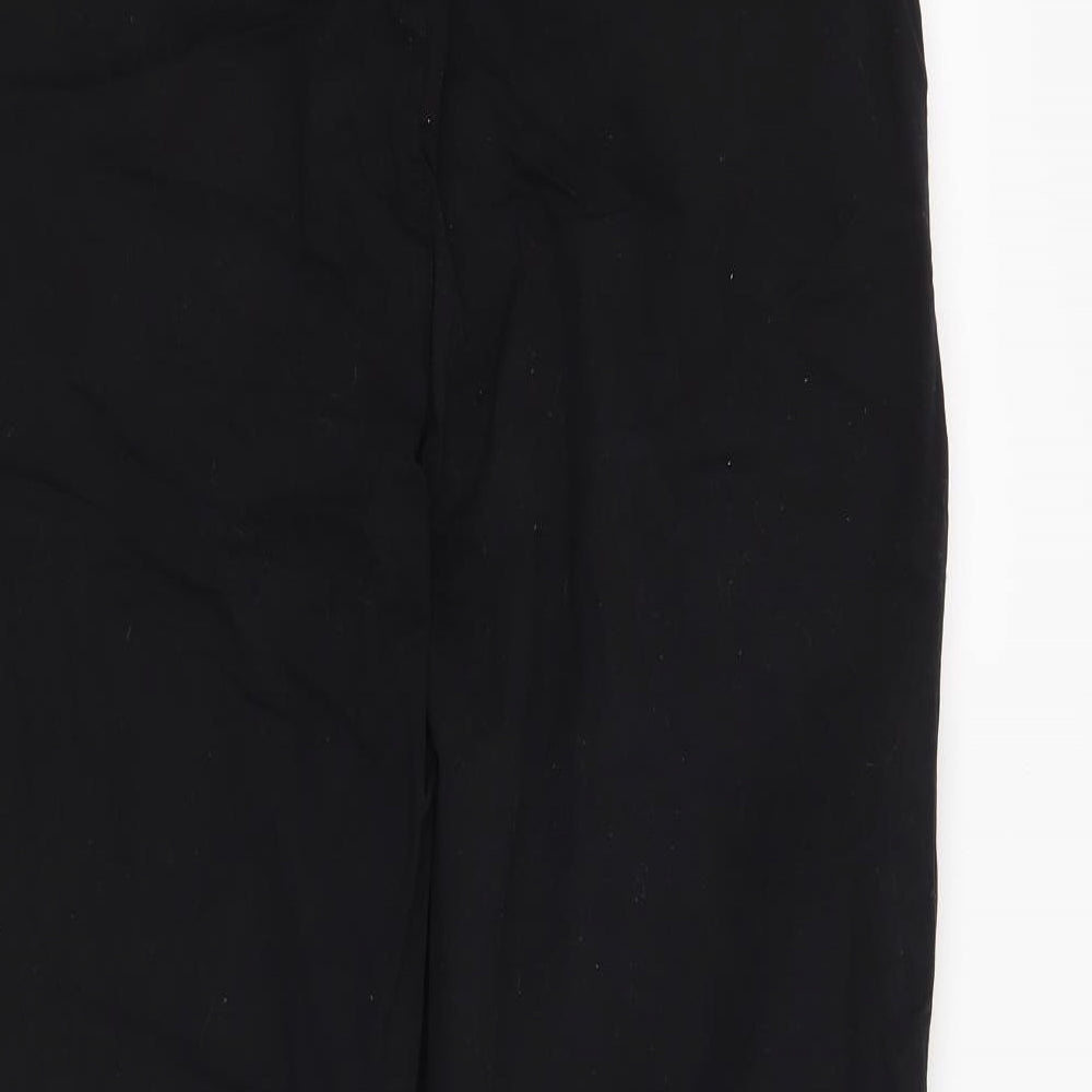 H&M Womens Black   Trousers  Size 12 L25 in