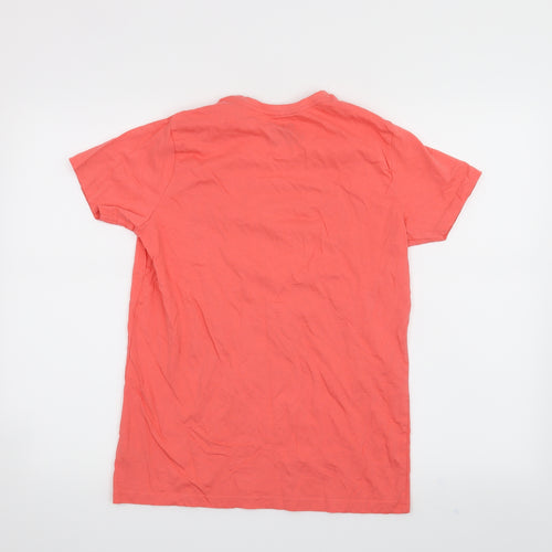 Rebel Boys Pink   Basic T-Shirt Size 12-13 Years