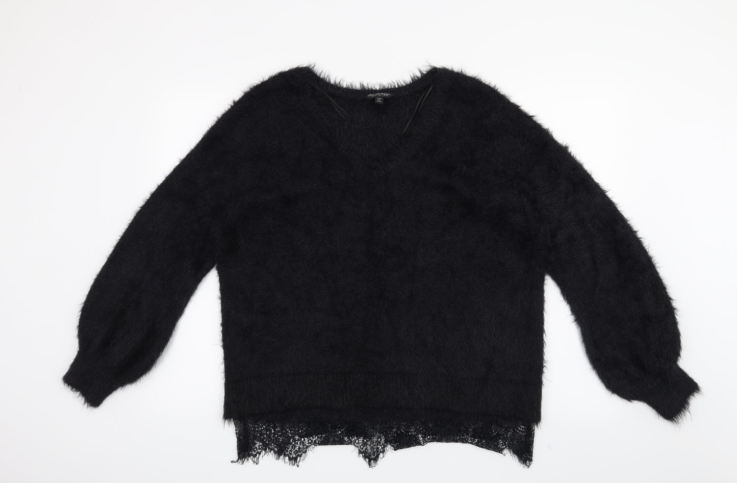 Miss Selfridge Womens Black   Pullover Jumper Size 12