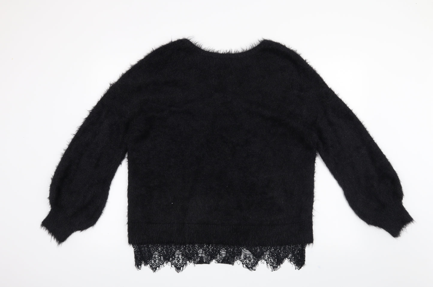 Miss Selfridge Womens Black   Pullover Jumper Size 12