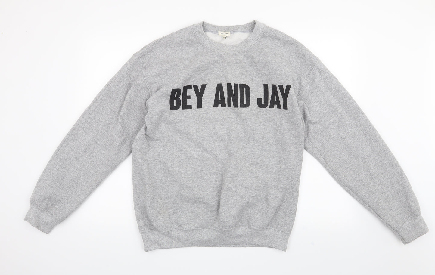River Island Womens Grey   Pullover Jumper Size M