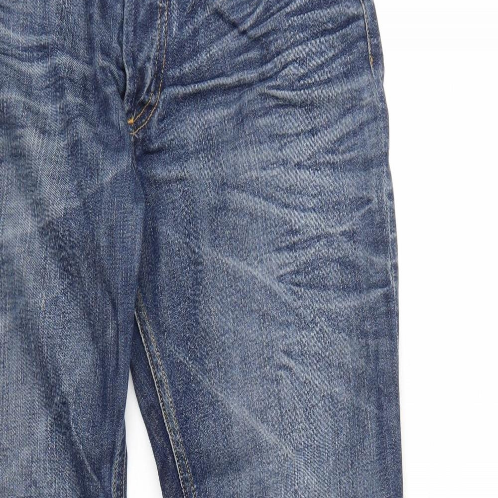 Lee Mens Blue  Denim Bootcut Jeans  L32 in