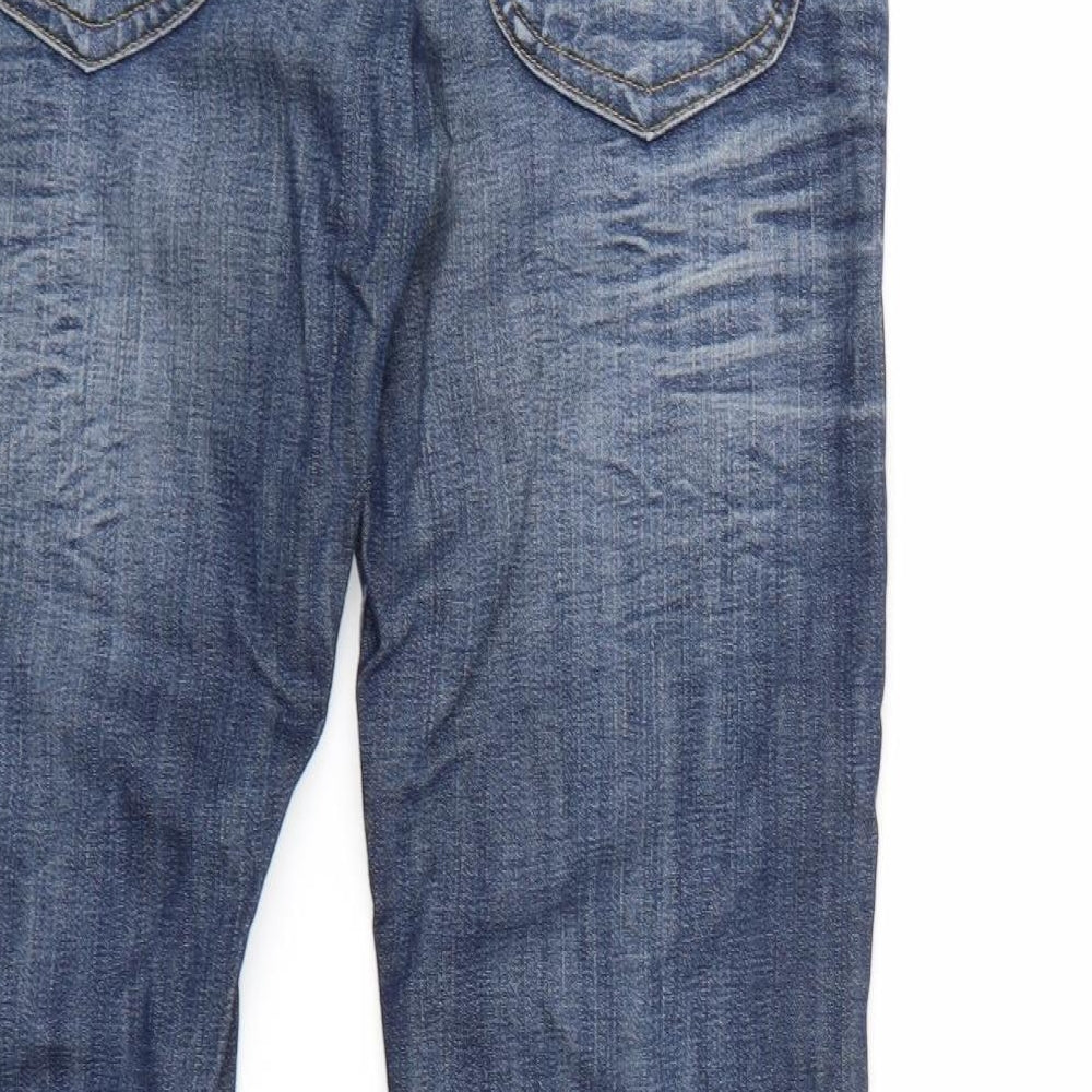 Lee Mens Blue  Denim Bootcut Jeans  L32 in