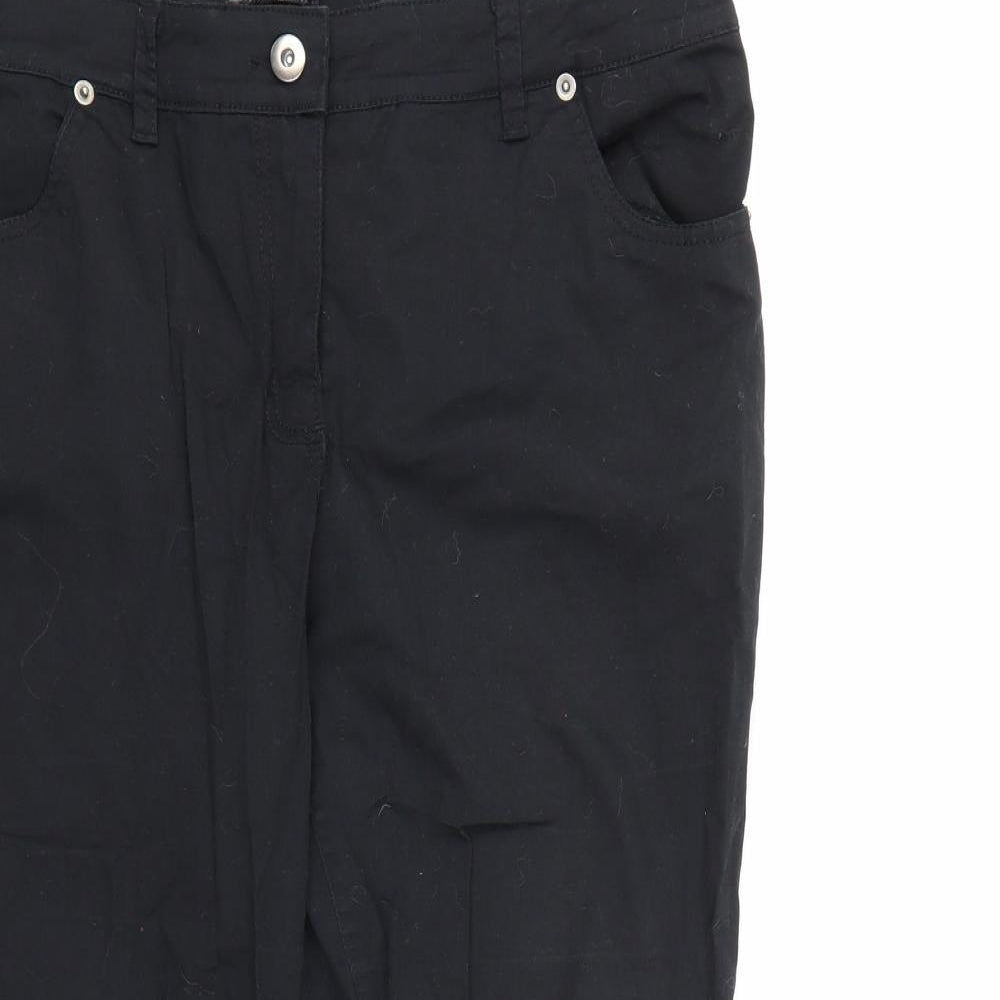 BPC Womens Black   Cropped Trousers Size 14 L21 in