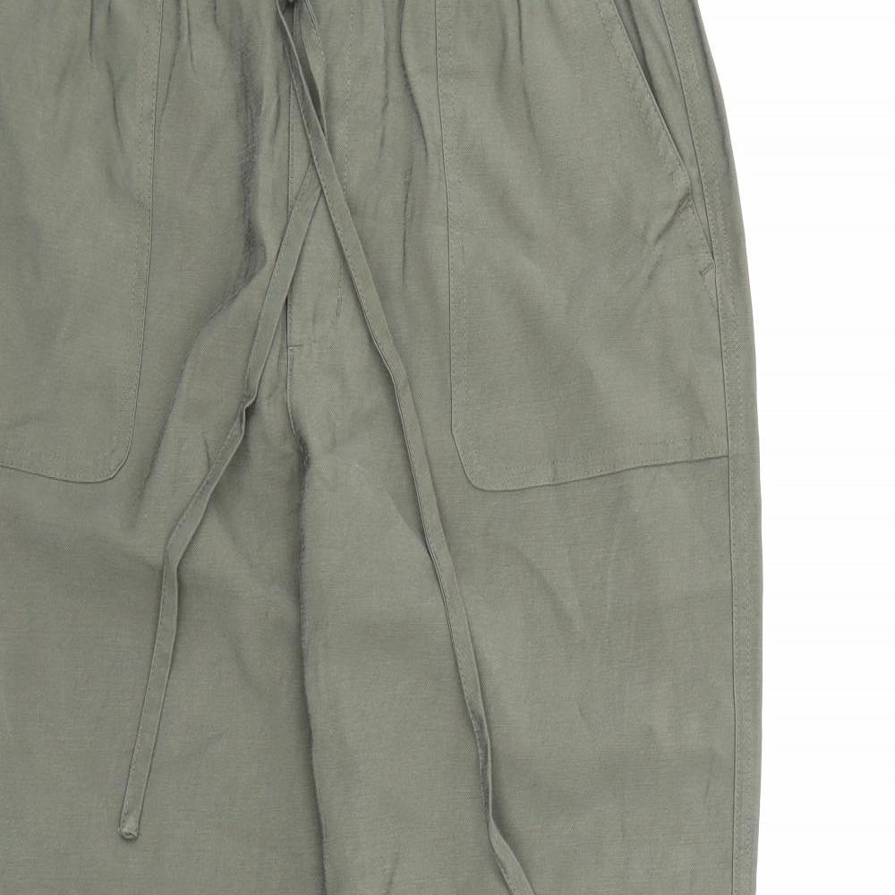 BC Clothing Womens Green   Harem Trousers Size 14 L26 in