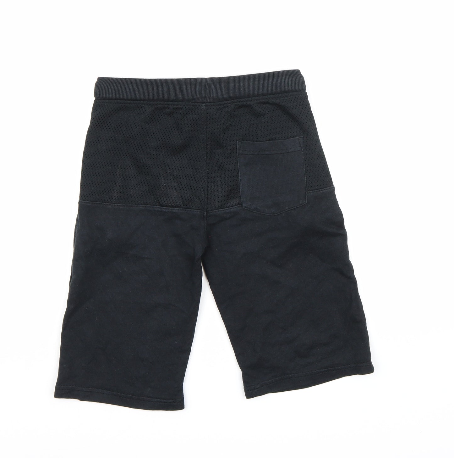 Nutmeg Boys Black  Jersey Sweat Shorts Size 9-10 Years