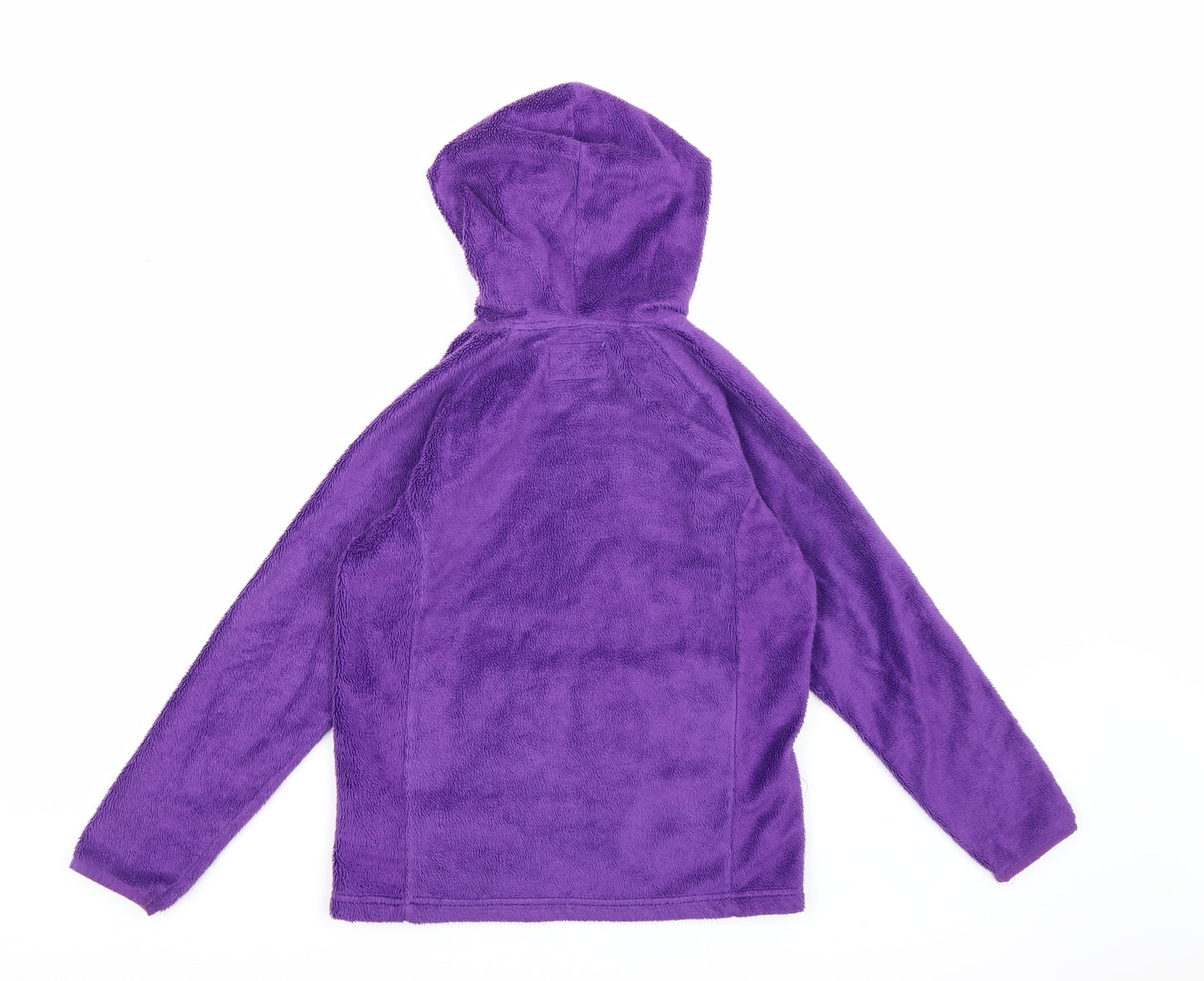Mountain Warehouse Girls Purple  Fleece Full Zip Hoodie Size 11-12 Years