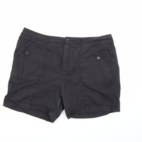 F&F Womens Black   Chino Shorts