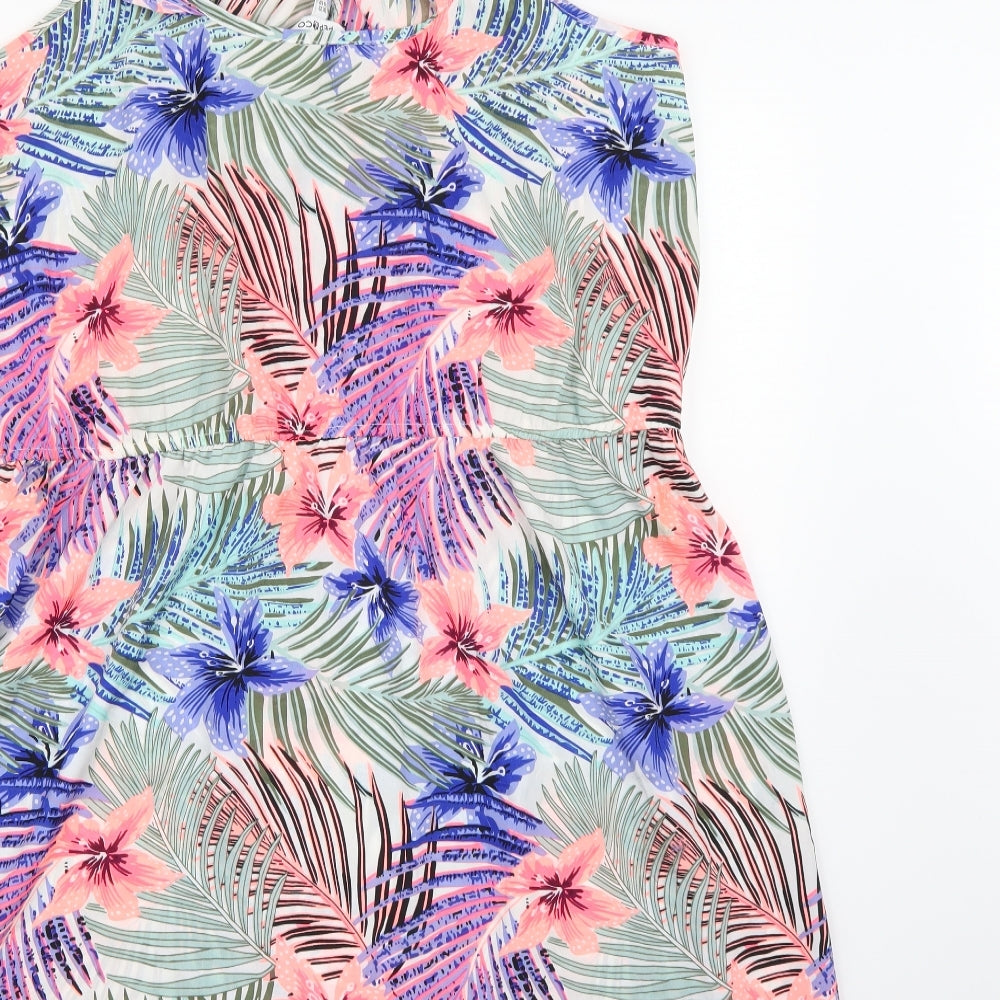 PEP&CO Womens Multicoloured Floral Chiffon A-Line  Size 22