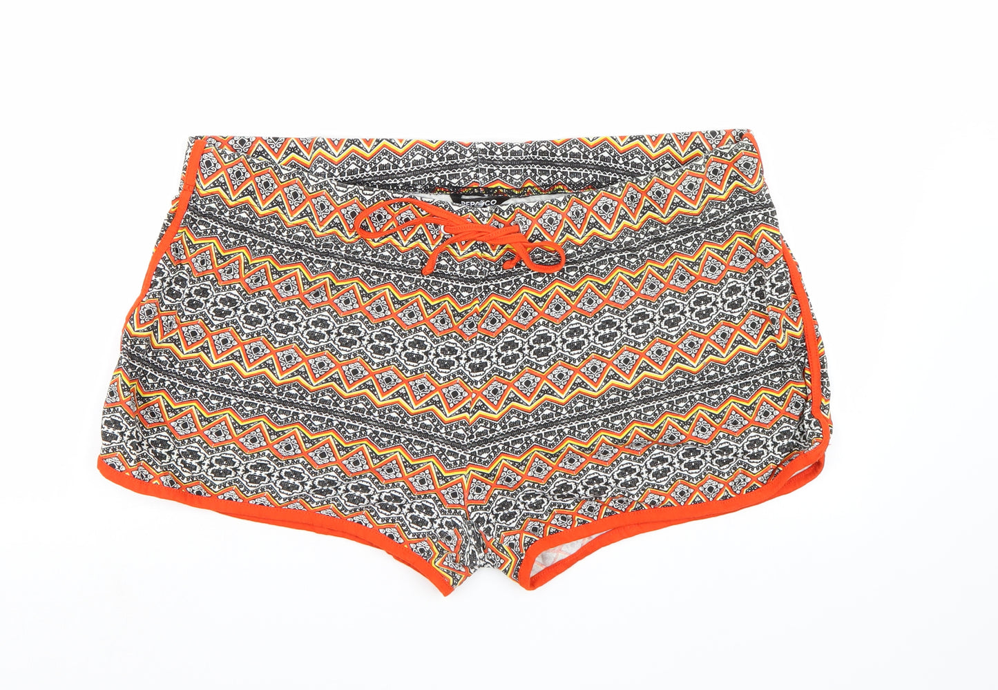 PEP&CO Womens Multicoloured Geometric  Sweat Shorts Size 20