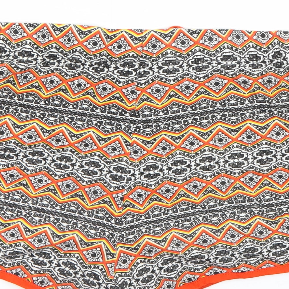 PEP&CO Womens Multicoloured Geometric  Sweat Shorts Size 20